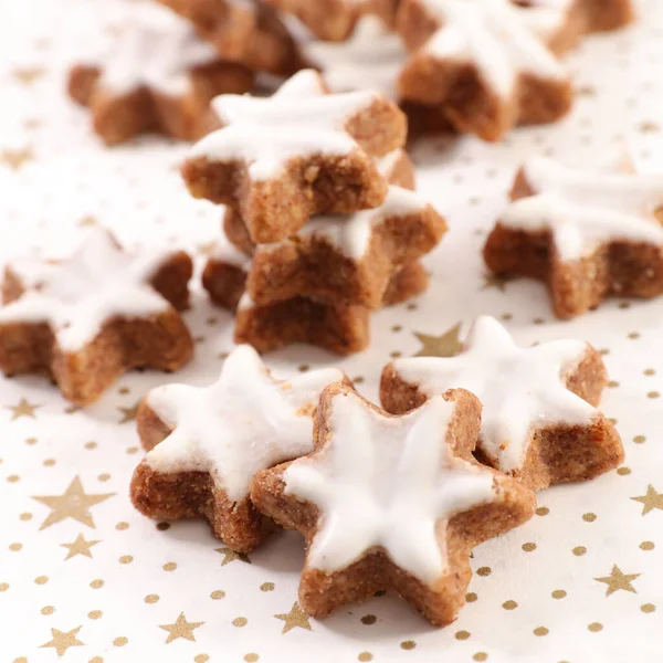 Galletas Jengibre Para Navidad Tradicional — Foto de Stock