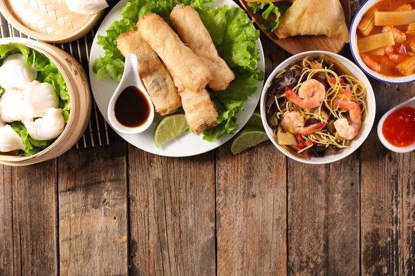 Assorted Asian Food Selection — Stock Photo, Image