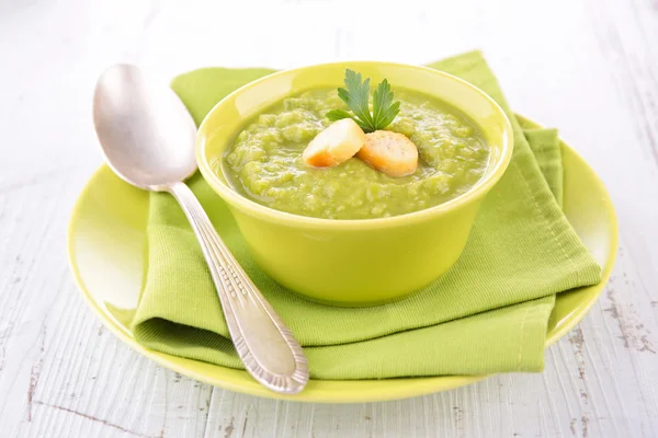 Zucchini soup — Stock Photo, Image