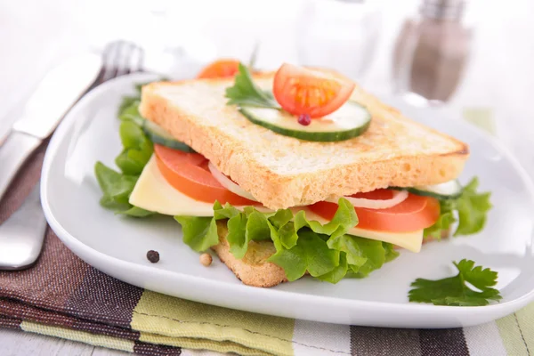 Sandwich de cerca — Foto de Stock