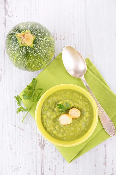 Zucchini-Suppe — Stockfoto