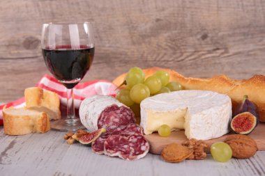 peynir ve Yeşil üzüm