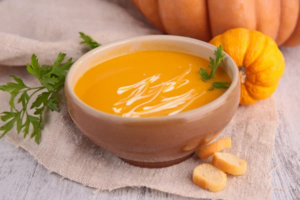 Zuppa di zucca — Foto Stock