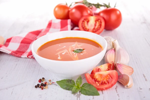 Sopa de tomate — Fotografia de Stock