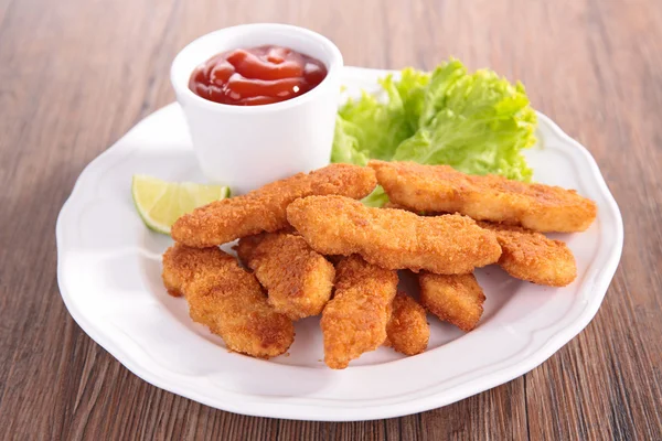 Crunchy fried chicken — Stock Photo, Image