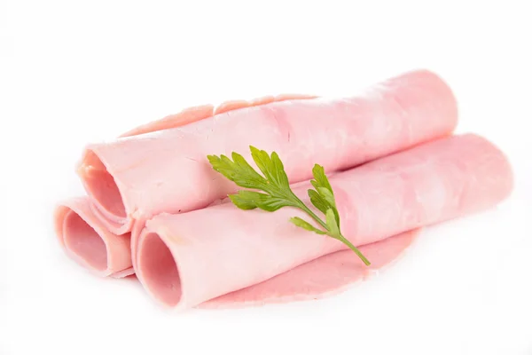 Ham rolls — Stock Photo, Image