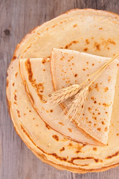 Tasty crepe close up — Stock Photo, Image