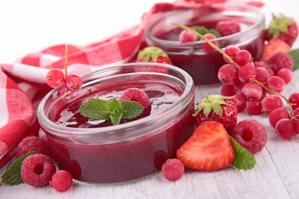 Berry jam — Stockfoto