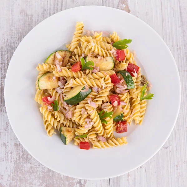 Pasta con verduras — Foto de Stock