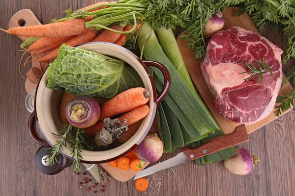 Vegetable and beef — Stock Image Vegetable and beef Stock Photo