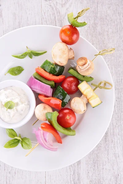 Vegetable barbecue — Stock Photo, Image