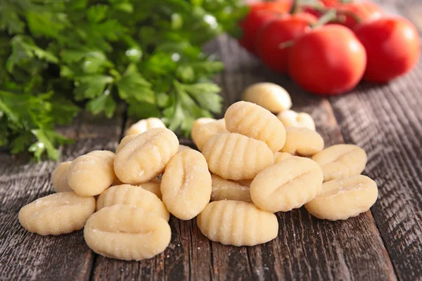 Rohe Gnocchi — Stockfoto