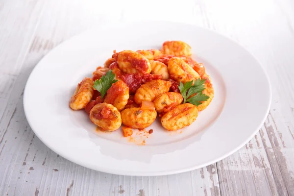 Gnocchi à la sauce — Photo