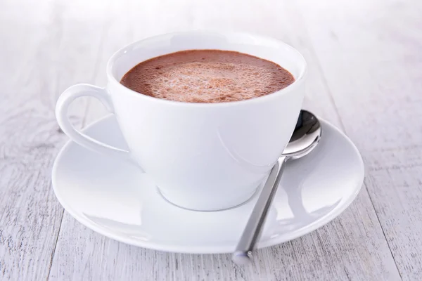 Koffie en crème schuim — Stockfoto