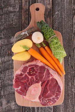 Sebze ve sığır eti