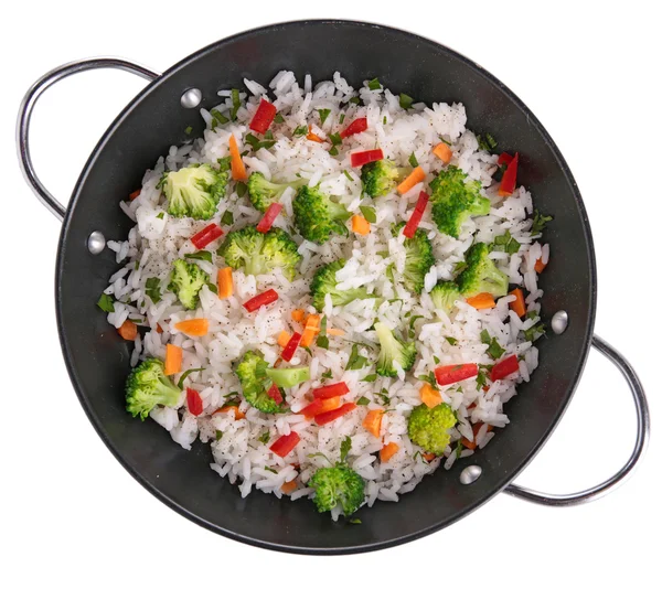 Rýže a zelenina — Stock fotografie
