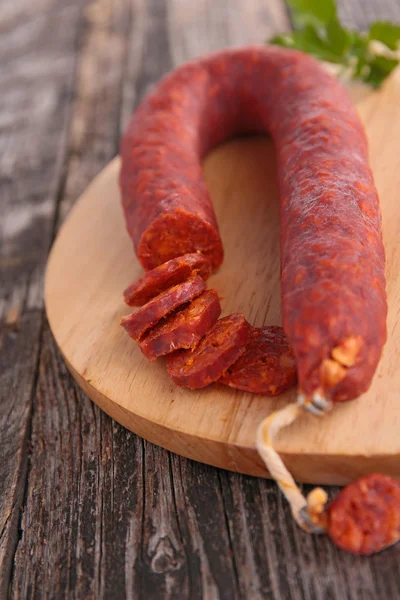 Chorizo sausage — Stock Photo, Image