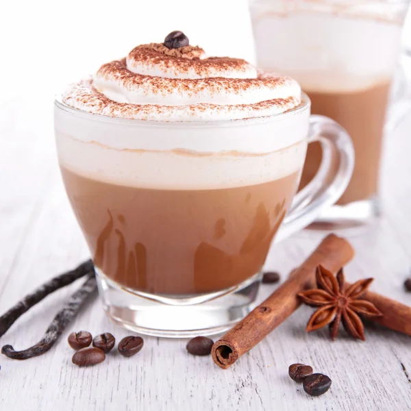 Coffee and cream Royalty Free Stock Images