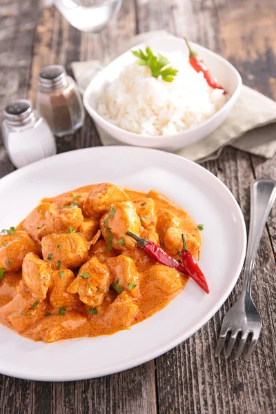 Chicken curry — Stock Photo, Image