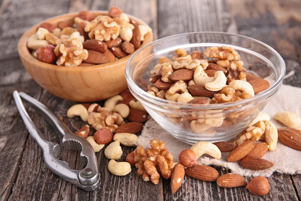 Assortment of nuts — Stockfoto