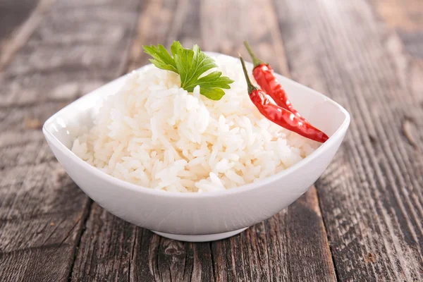 Bowl of rice — Stock Photo, Image