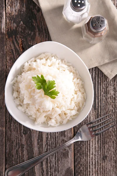 Bowl of rice — Stock Photo, Image