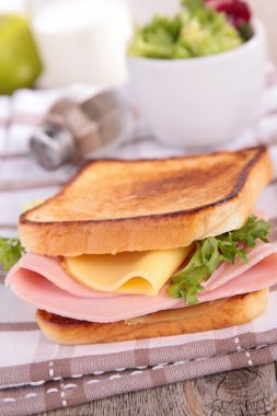 Lezzetli sandviç yakın çekim