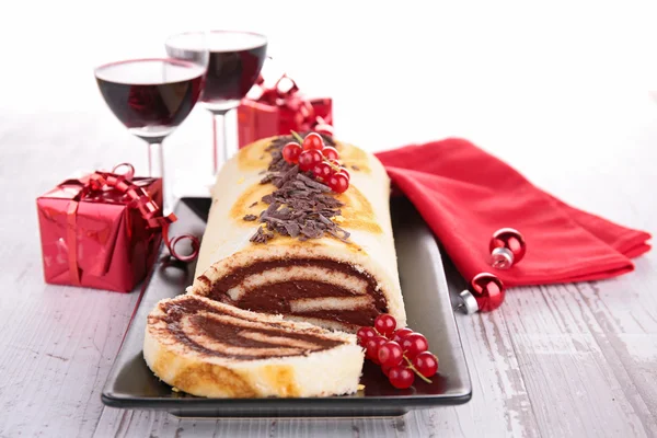 Christmas tårta dekorerad — Stockfoto