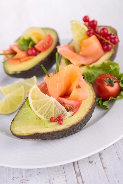 Tasty avocado salad — Stock Photo, Image