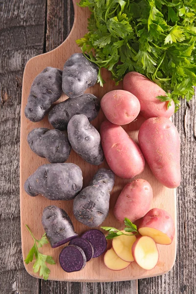 원시 색된 감자 — 스톡 사진