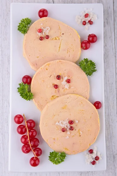 Smakelijke foie gras — Stockfoto