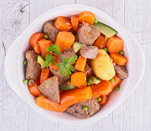 Carne de vacuno y verduras — Foto de Stock