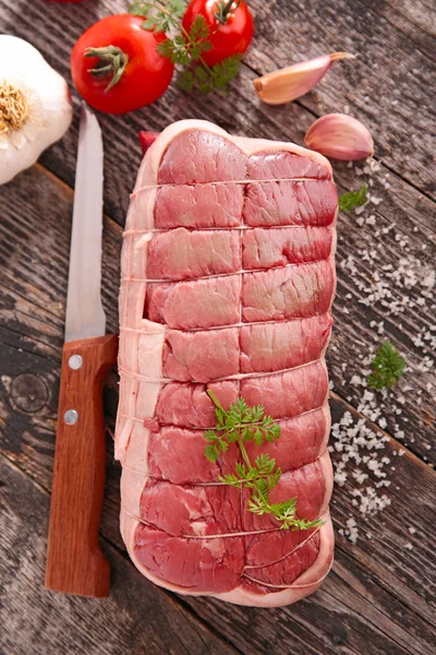 Carne assada close up — Fotografia de Stock