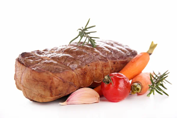 Roastbeef isoliert — Stockfoto