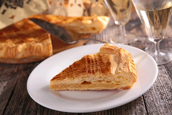 Galette with crown — Stock Photo, Image