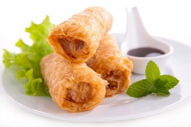 Bahar rulo yakın çekim