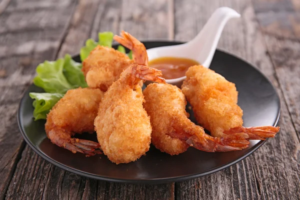 Camarones fritos — Foto de Stock