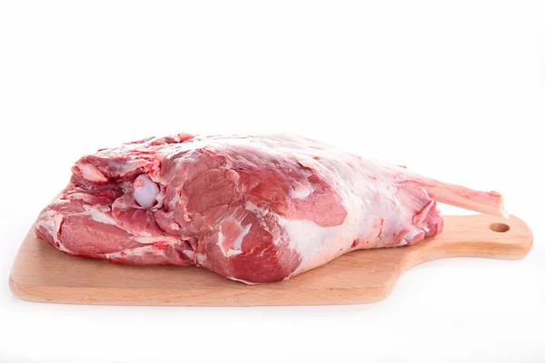 Leg of lamb on board — Stock Photo, Image