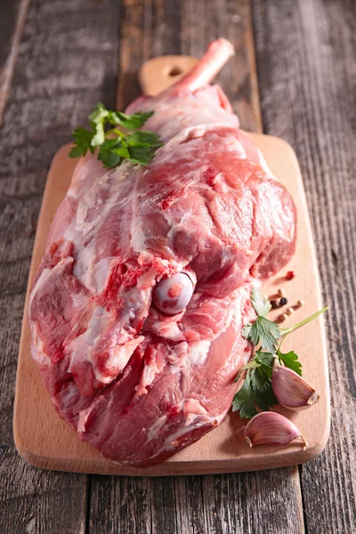 Leg of lamb close up — Stock Photo, Image