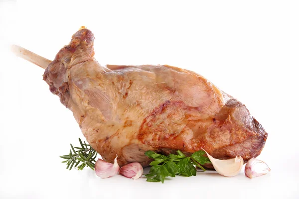 Roast leg of lamb — Stock Photo, Image