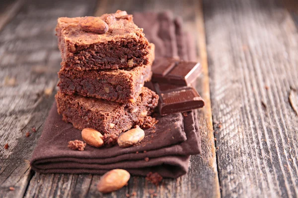 Välsmakande choklad brownie — Stockfoto