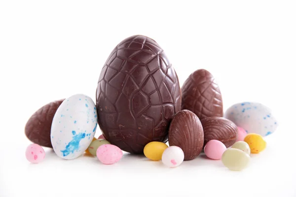 Uova di cioccolato pasquali — Foto Stock