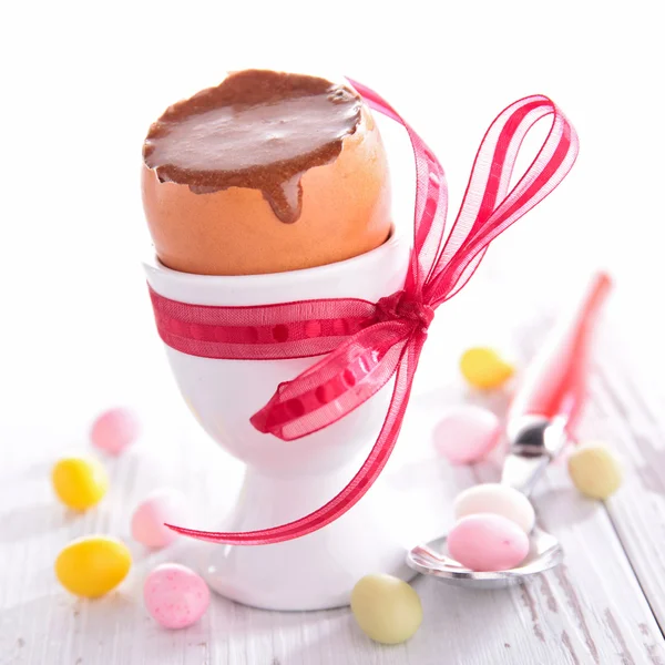 Çikolata köpük, paskalya tatlısı — Stok fotoğraf