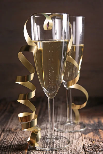 Glas champagne — Stockfoto