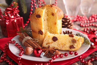 pastel de fruta de pan dulce