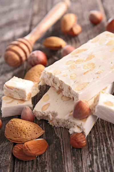 Färska nougat — Stockfoto