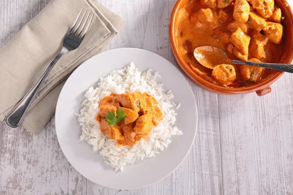 Chicken curry — Stock Photo, Image