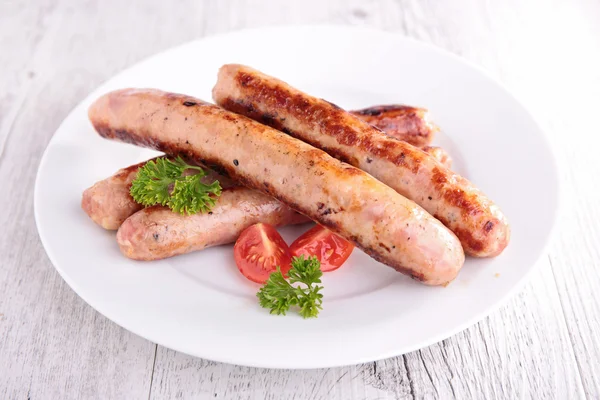 Leckere Grillwurst — Stockfoto