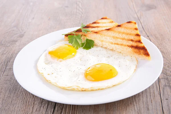 Egg and toast — Stock Photo, Image