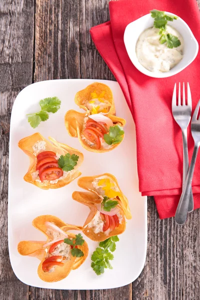 Comida com os dedos, comida buffet — Fotografia de Stock